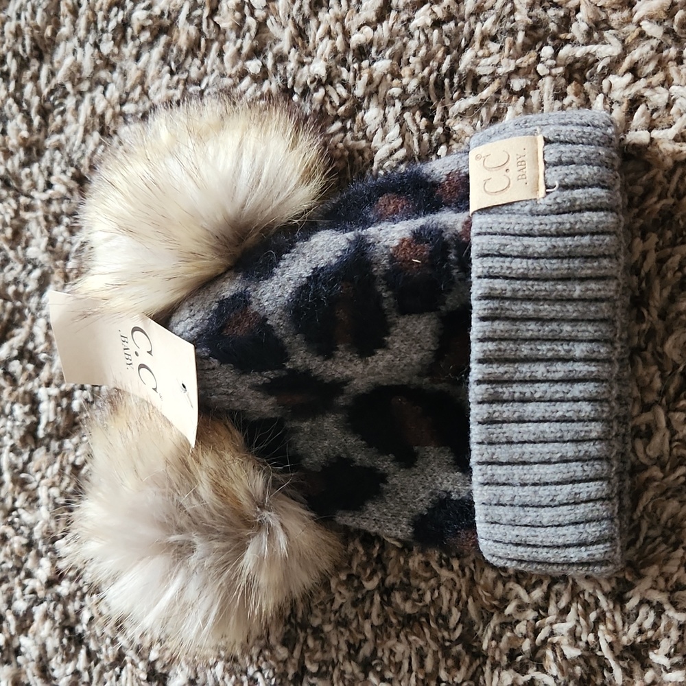 C.C baby pompom hat.